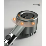 Массажная лейка с вращением 360° Turbocharged shower head