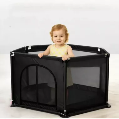 Манеж дитячий Malatec 125х113х64 см Чорний