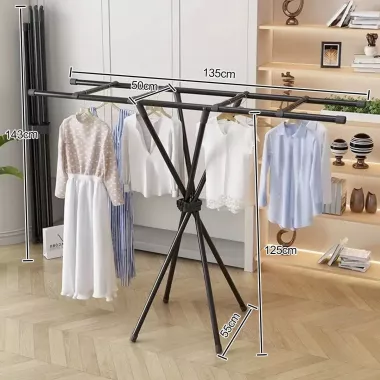 Складная вешалка для одежды / Сушилка - напольная стойка для одежды / Сушилка для одежды Складная вешалка для одежды / Сушилка - напольная стойка для одежды / Сушилка для одежды