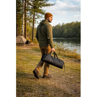 Стол раскладной для рыбалки и пикника 50х50см с чехлом Бежевый