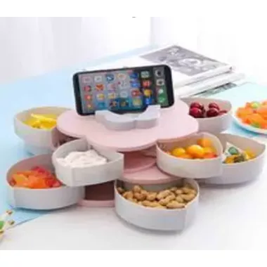 Фруктовая тарелка для закуски 2 яруса