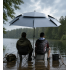 Зонтик пляжный садовый рыболовный 2.4M / Зонтик-антивитер с наклоном Outdoor Umbrella / Усиленный зонтик