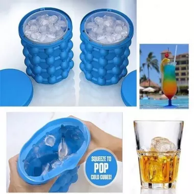 Форма ведро для льда Ice Cube Maker Genie для охлаждения напитков в бутылках Форма ведро для льда Ice Cube Maker Genie для охлаждения напитков в бутылках