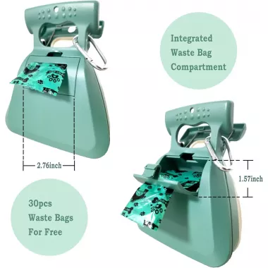 Набор для собак Pet Toilet – поводок с контейнером и совком для уборки, одноразовые пакеты в комплекте