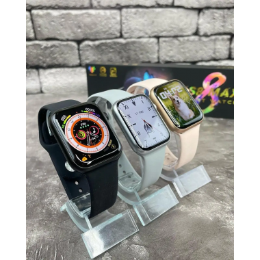 Смарт годинник 8 серії Smart Watch GS8 Мах 45mm українське меню з функцією дзвінка безрамковий дисплей