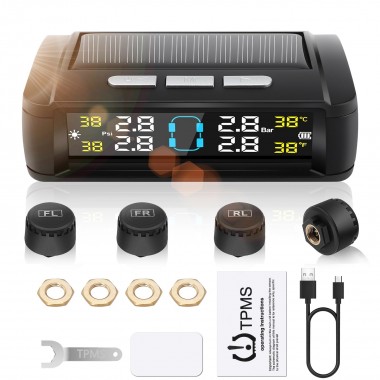 Система контроля давления в шинах TPMS SOLAR + 4 внешних датчика