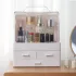 Органайзер для косметики та прикрас із висувними ящиками Cosmetic Box Білий, GW-880
