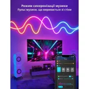 Умная гибкая LED Neon RGB лента-шланг 5 метров от USB управление режимами с телефона,Bluetooth приложение,пульт