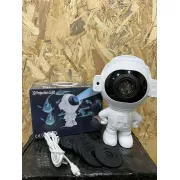 Лазерний нічник-проектор Астронавт зоряне небо з картриджем