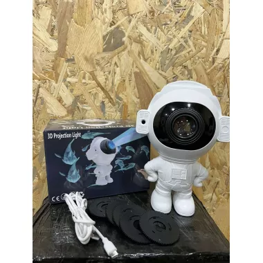 Лазерний нічник-проектор Астронавт зоряне небо з картриджем Лазерний нічник-проектор Астронавт зоряне небо з картриджем