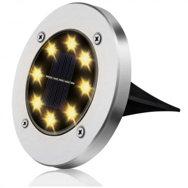Садовый уличный светодиодный фонарь-подсветка на солнечной батарее Solar Pathway Lights 4шт 7см Садовый уличный светодиодный фонарь-подсветка на солнечной батарее Solar Pathway Lights 4шт 7см