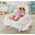 Детское кресло-качалка Fisher Price / Детский шезлонг с музыкальной подвеской и регулируемой спинкой