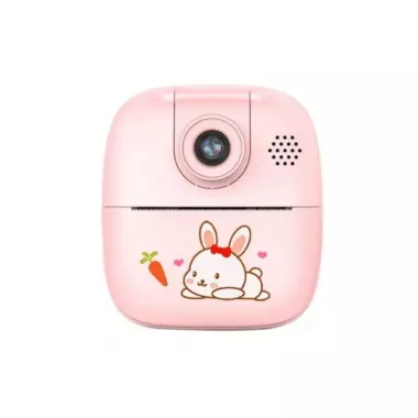 Голубой Фотоаппарат детский M4 для моментальной печати