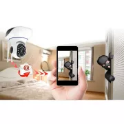 Беспроводная поворотная IP камера, панорамная камера V380 Q5 IP 360 градусов