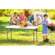 Стол туристический, раскладной 120×60×100 см, белый SNF1221