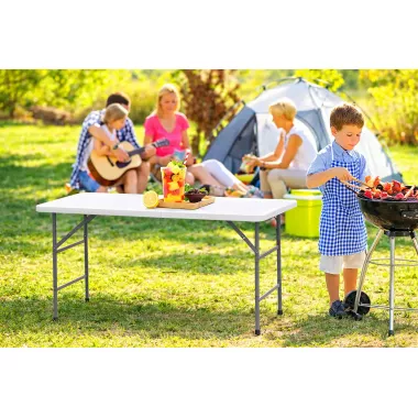 Стол туристический, раскладной 120×60×100 см, белый SNF1221