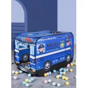 синяя Полицейский автобус Детская игровая палатка TK Group TENT 110 х 70 х 70 см в сумке