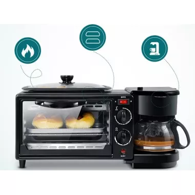 Электрическая духовка 3в1 Domotec MS-5308В Кофеварка Сковорода 9 л 4500w Электрическая духовка 3в1 Domotec MS-5308В Кофеварка Сковорода 9 л 4500w