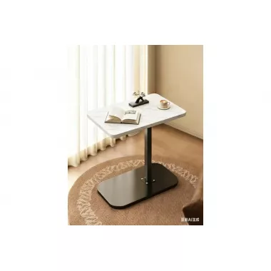 Прикроватный мраморный столик с металлическим основанием DASH-64201 Прикроватный мраморный столик с металлическим основанием DASH-64201