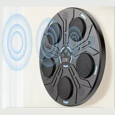 Настенный тренажер электронная мишень музыкальная для бокса с перчатками New Настенный тренажер электронная мишень музыкальная для бокса с перчатками New