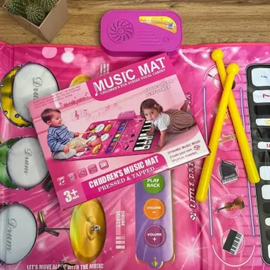 Интерактивный музыкальный пианино-коврик для детей