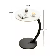 Прикроватный кофейный столик DASH-64224 45х30х60 см Мрамор