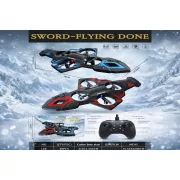 Радиоуправляемый игрушечный дрон L29 с LED-подсветкой, вращение 360°, летающий дрон для трюков