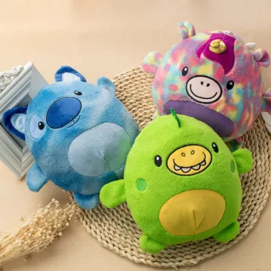 Блакитний Дитяча іграшка-толстовка плед трансформер з капюшоном та рукавами 3 в 1 Huggle Pets Hoodie