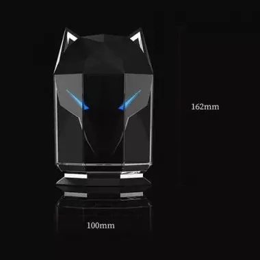 Белый Увлажнитель воздуха портативный  WOLF Air Humidifier, аромадиффузор электрический с резервуаром для эфирного масла, ультразвуковой, 650 мл