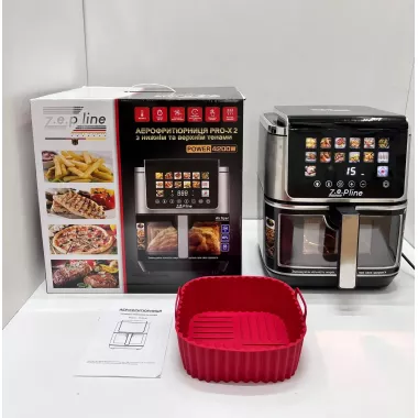 Фритюрница 13 л с двумя тенами 4200 Вт Zepline ZP-00340 Фритюрница 13 л с двумя тенами 4200 Вт Zepline ZP-00340