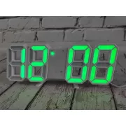 Электронные настольные часы с будильником и термометром VST-883 Зеленые