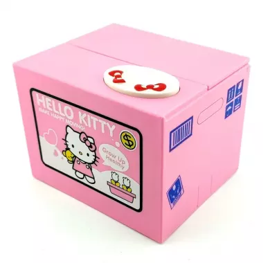 Интерактивная копилка Hello Kitty Piggy Banк розовый
