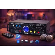 Стерео усилитель звука AMP-339 BT с караоке