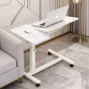 Мраморный стол DASH-64200 для ноутбука на колесиках с регулировкой высоты 60*40*59-89см