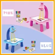 Детский стол проектор для рисования с подсветкой Projector Painting РОЗОВЫЙ