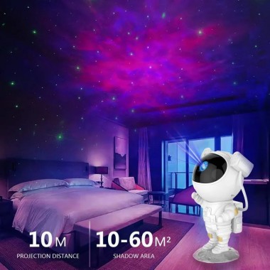 Нічник LED зоряне небо Astronaut (з пультом)‌