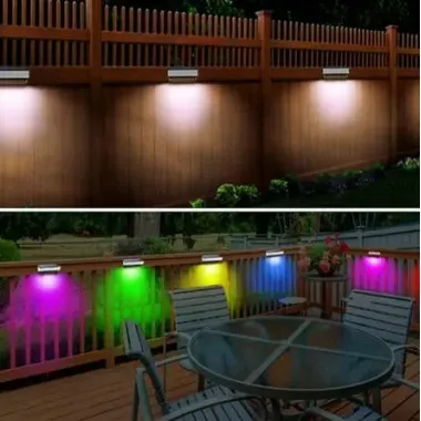 Світильник садовий rgb, вуличний настінний світильник / водонепроникний MULTI Світильник садовий rgb, вуличний настінний світильник / водонепроникний MULTI