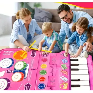Интерактивный музыкальный пианино-коврик для детей