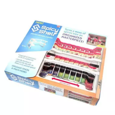 Многофункциональный органайзер полка для специй и банок Spicy Shelf (Спайси Шелф) Многофункциональный органайзер полка для специй и банок Spicy Shelf (Спайси Шелф)
