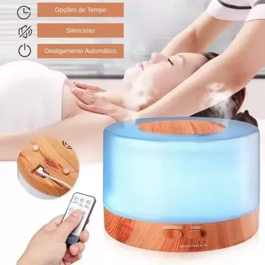 Увлажнитель воздуха очиститель 3в1 / Ультразвуковой бесшумный аромадифузор 700 мл / Портативный светодиодный ночник