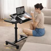 Стол для ноутбука на колесиках с регулировкой высоты 60*40*59-89см