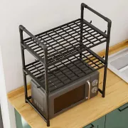 Универсальная полка-стеллаж для микроволновки 2 уровня 48х26х71 см YH-6616-2