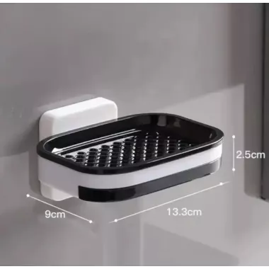 Настінний двошаровий тримач для мила Soap Dish Настінний двошаровий тримач для мила Soap Dish