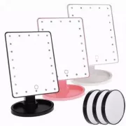Рожевий Дзеркало з LED підсвічуванням для макіяжу Magic MakeUp Mirror