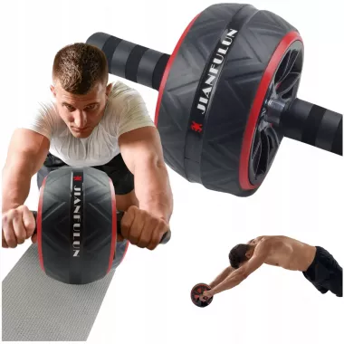 Колесо для преса JIANFULUN 151215 Red-Black / Ролик для преса