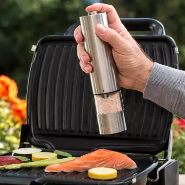 Ручной измельчитель для соли и перца из нержавеющей стали / Электрическая мельница для специй, перца и соли Ручной измельчитель для соли и перца из нержавеющей стали / Электрическая мельница для специй, перца и соли