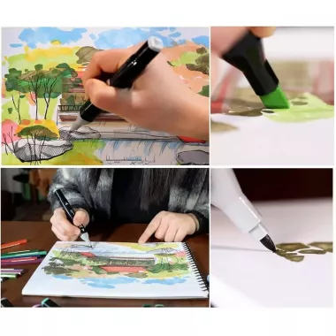 Набір двосторонніх скетч-маркерів для малюванняTouch на спиртовій основі