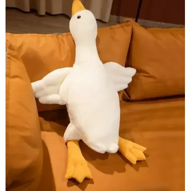 50 см Мягкая плюшевая игрушка подушка обнимашка Гусь, Гусь-обнимусь