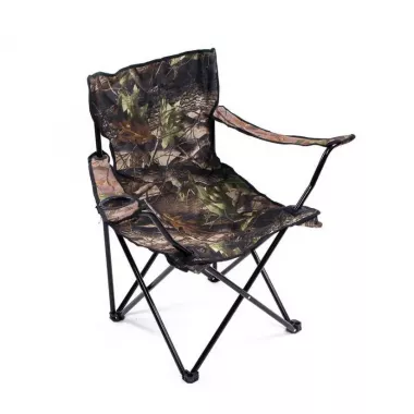 Складное кресло складное для пикника и рыбалки Паук черный