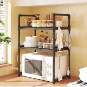 Универсальная полка-стеллаж для микроволновки 2 уровня 48х26х71 см YH-6616-2